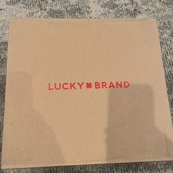 NWT LUCKY BRAND BLACK CAROLIE ESPADRILLE WEDGE STRAPPY SANDAL WOMENS NEW IN BOX - Picture 9 of 10